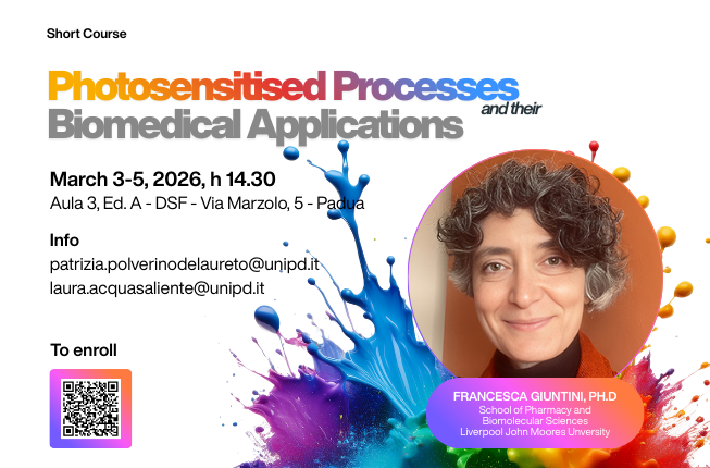 Collegamento a Photosensitised Processes and Their Biomedical Applications. Short Course