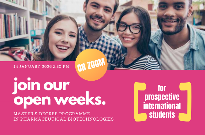 Collegamento a Open Weeks - Master’s Degree Programme in Pharmaceutical Biotechnologies